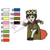 Dora The Explorer Prince Embroidery Design
